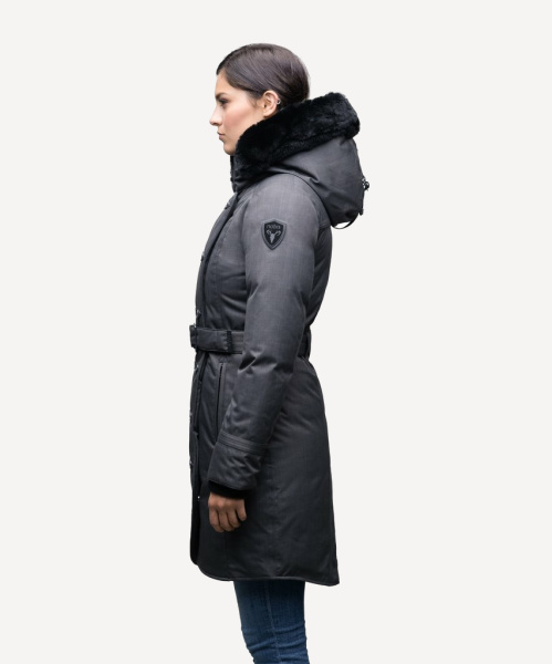 Пуховое пальто Ursula Heater (Женский; L; Navy)